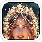 Yean Queen Crowns and Tiaras Gold Leaf Tiara Wedding Crystal Headband Crown for Women