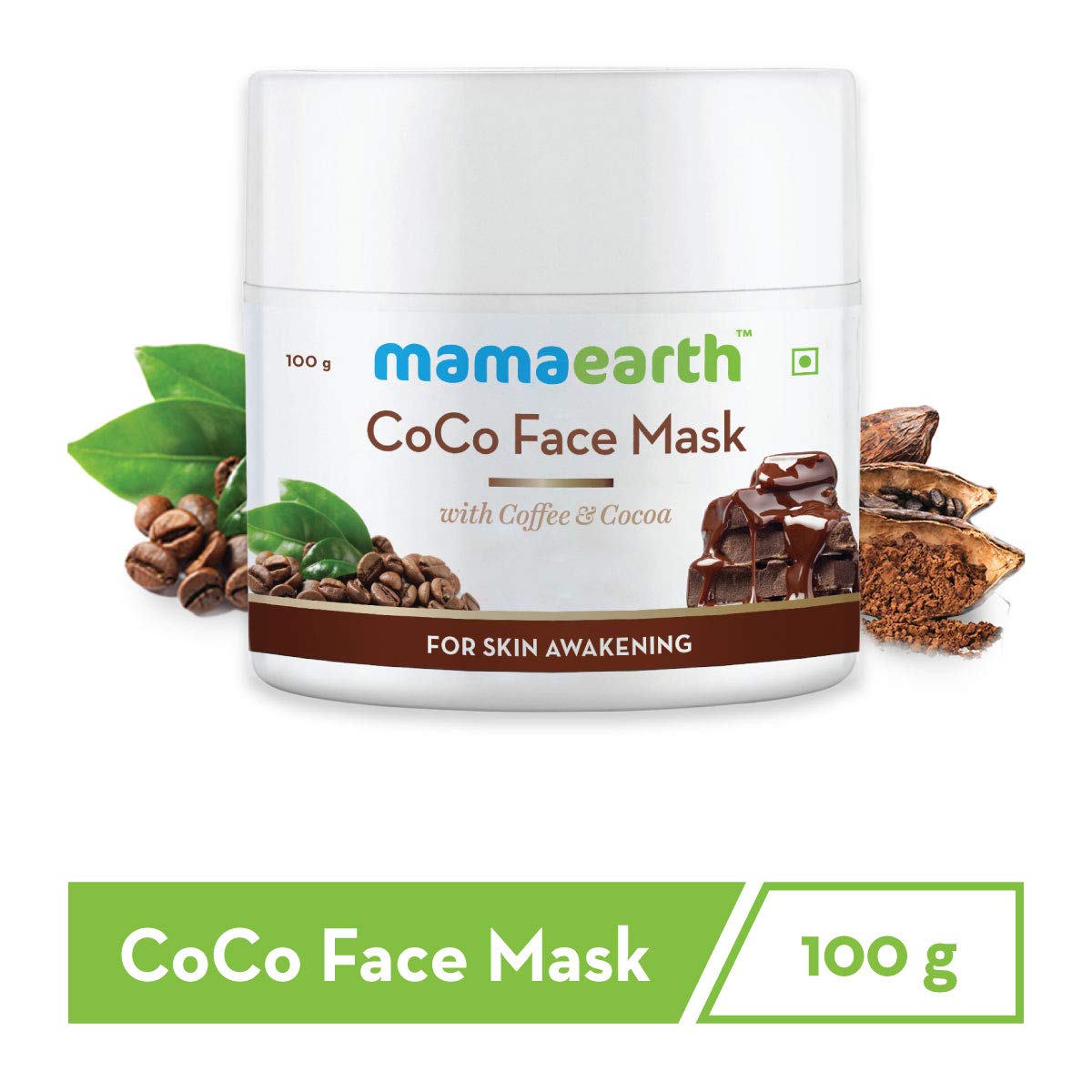 Download Mamaearth Coco Face Pack For Glowing Skin With Coffee Cocoa 100g Amazon In Beauty PSD Mockup Templates
