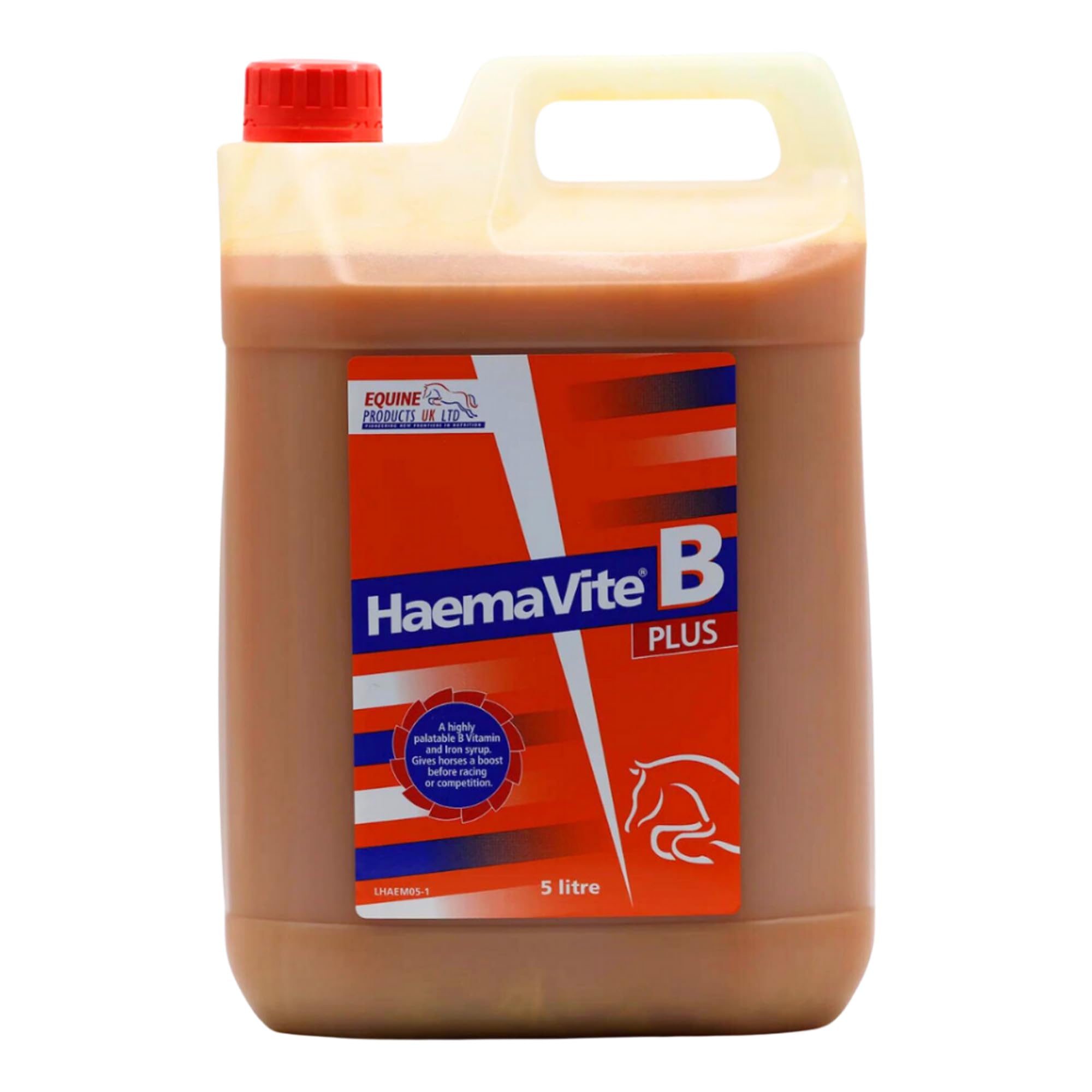 Equine Products Haemavite B Plus Horse Supplement, 5 Litre. Iron & Vitamin Tonic For Energy And Recuperation
