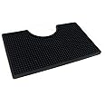12x7 inches PVC Drip Tray for Home Brewing, Kegerator (Black)