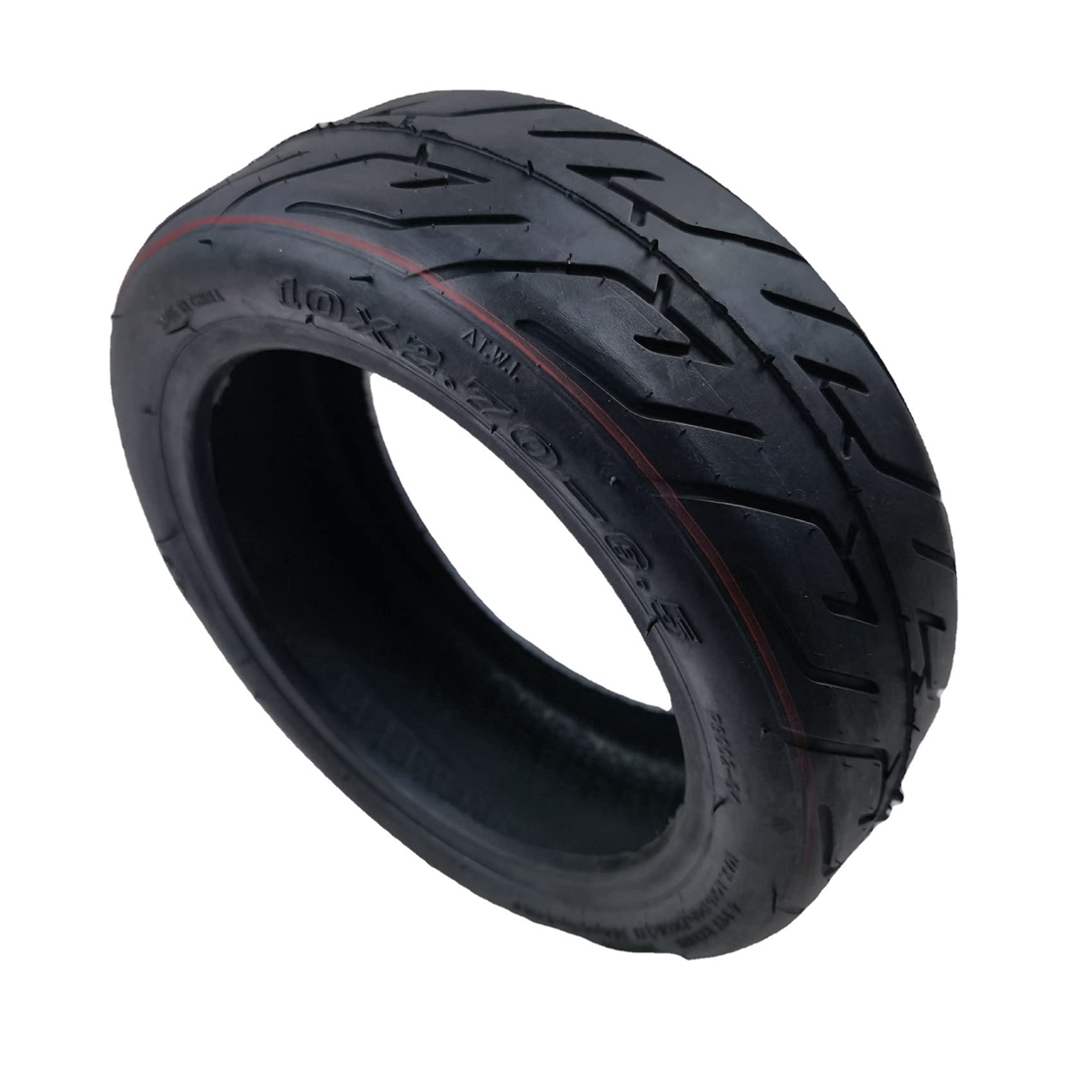 Asyduey 10X2.70-6.5 Tire 10 Inch Solid Tire Thickening and Wear Resistance Tyre Electric Scooter Parts