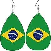 Leather Earrings For Women Dangle Earrings Lightweight Teardrop Earrings