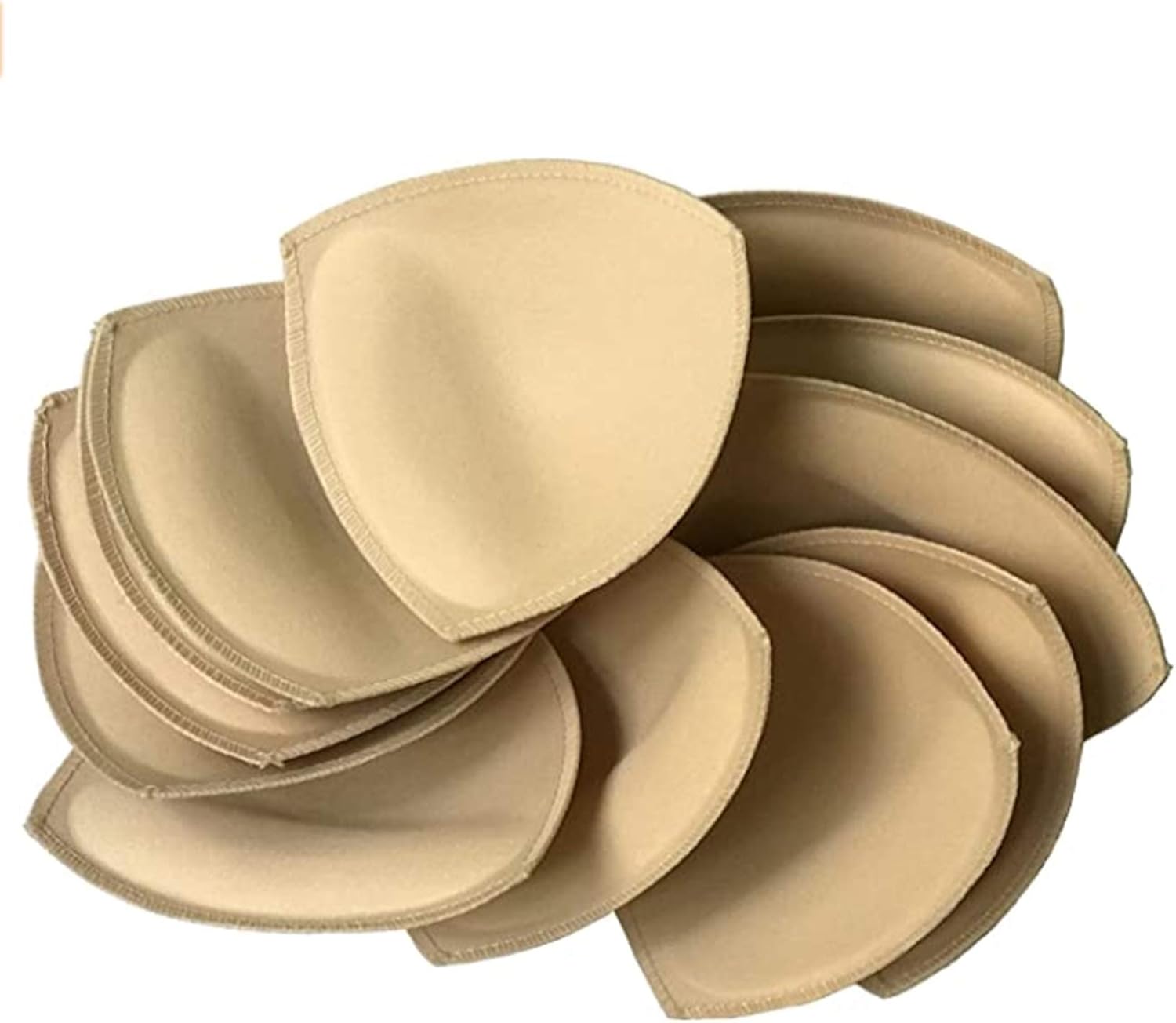 6 paires de amovibles pour de sport et haut de bikini (beige) Amazon