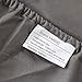 YAROO Fitted Sheet Queen Size(1 fitted sheet only) 100% Egyptian Cotton 300 Thread Count,Solid,Dark gray.