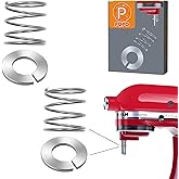 Stainless Steel Spring and Washer Fit Compatible with KitchenAid Stand Mixer Accessories,Mixer Replacement Parts fit Tilt-Hea