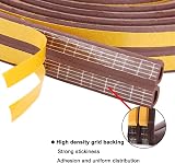 Bynsaer Draught Excluder Tape D-Type Self-Adhesive 6M Foam Strip Brown view 3