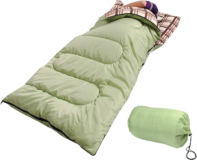 Goplus Single Envelope Sleeping Bag 30f/1℃ Camping Hiking