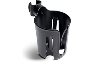 Stokke BABYZEN YOYO Cup Holder, Black - Attaches to Six Different Points on The YOYO2 Stroller Frame - Suitable for Parents & Kids
