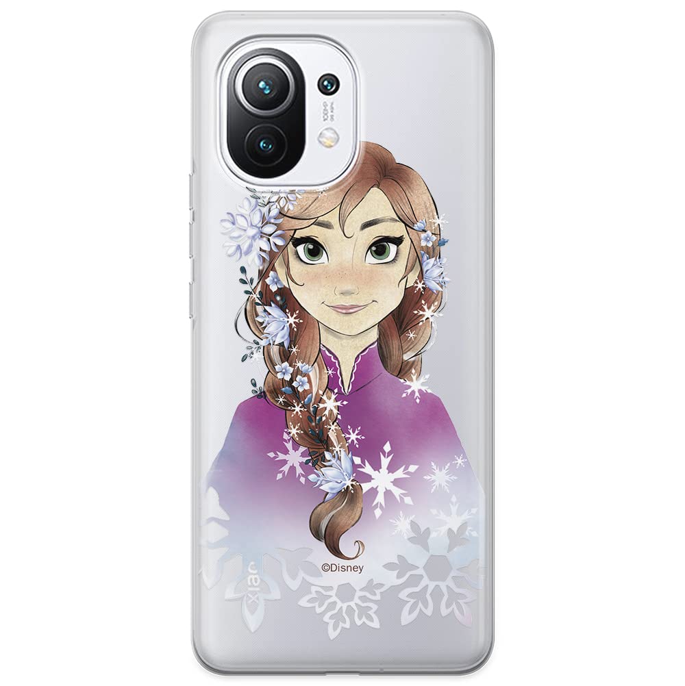 ERT GROUP mobile phone case for Xiaomi 11 original and officially Licensed Disney pattern Anna 001 optimally adapted to the shape of the mobile phone, partially transparent — image 1