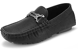 Hawkwell Kids Casual Penny Loafer Moccasin Dress Driver Shoes(Toddler/Little Kid/Big Kid)