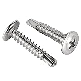 #8 x 1/2" Wafer Head Self Drilling Screws, Self
