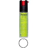 SABRE Protector Dog Spray with Key Ring, 14 Bursts, 12-Foot (4-Meter) Range, Humane Dog Attack Deterrent, Maximum Strength Allowed By EPA