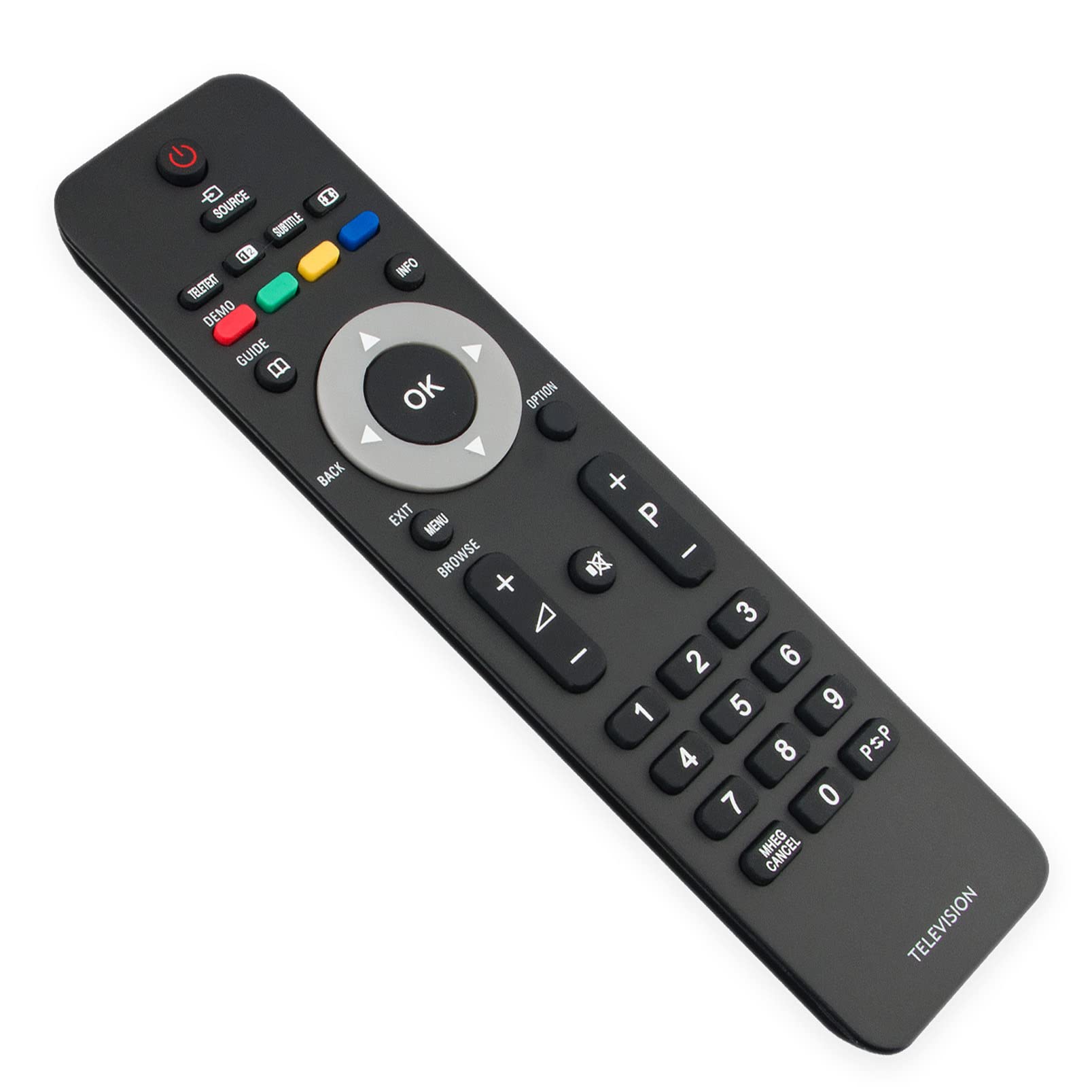 ALLIMITY Replace Remote Control fit for Philips 42PFL5603D/79 26PFL3403D/10 32PFL5403D79 42PFL3403D/27 26PFL3403/10 20HFL3330D/10 26PFL5403D/10 37PFL3403D/12 37PFL5603S/60