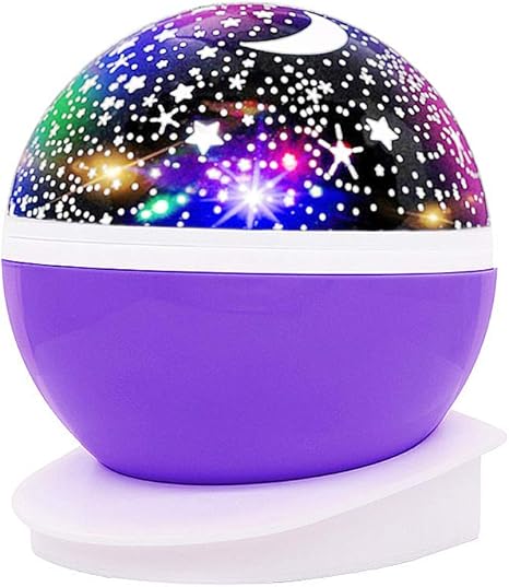 lampara proyector de estrellas luces del ambiente ayudan a dormir regalo para nino