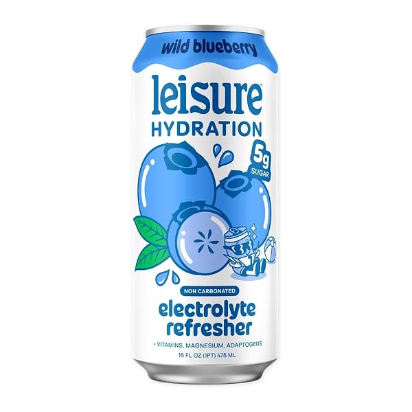 LEISURE HYDRATION, ELECTROLYTE REFRESHER WILD BLUEBERRY, 16 FL...