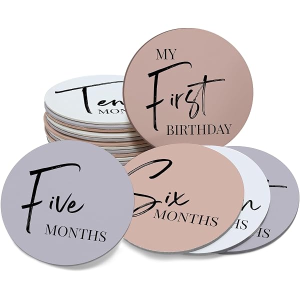 Babies First Year Stickers Baby Calendar First Year Stickers Pregnancy ...