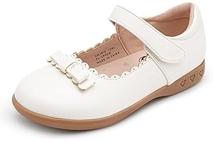 Stelle School Shoes for Girls Uniform Mary Jane Dress Shoes Flats Church Music Recitals(Little/Big Kids)