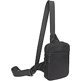 Mypisces Small Sling Bag Mini Chest Crossbody Bag Shoulder Bag for Men Women