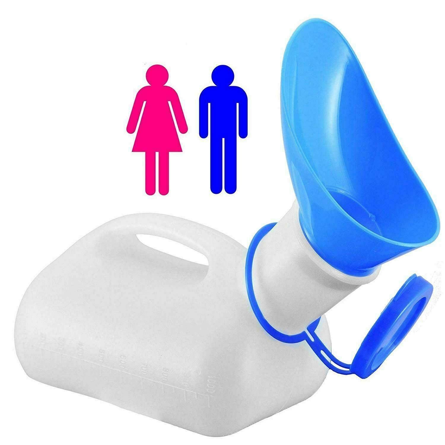 MantraRaj Unisex Potty Urinals for Car, Toliet Urinal Pot for Men and Women, Portable Pee Bottle, With a Lid and Funnel,Leakproof Urinals for Car, Travel Camping Outdoor