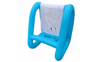 tisueteyi Toddler Easel With Built-in Tray For Organized Art Supplies PVC Outdoor Easel For Kids Is Both Washable And Durable