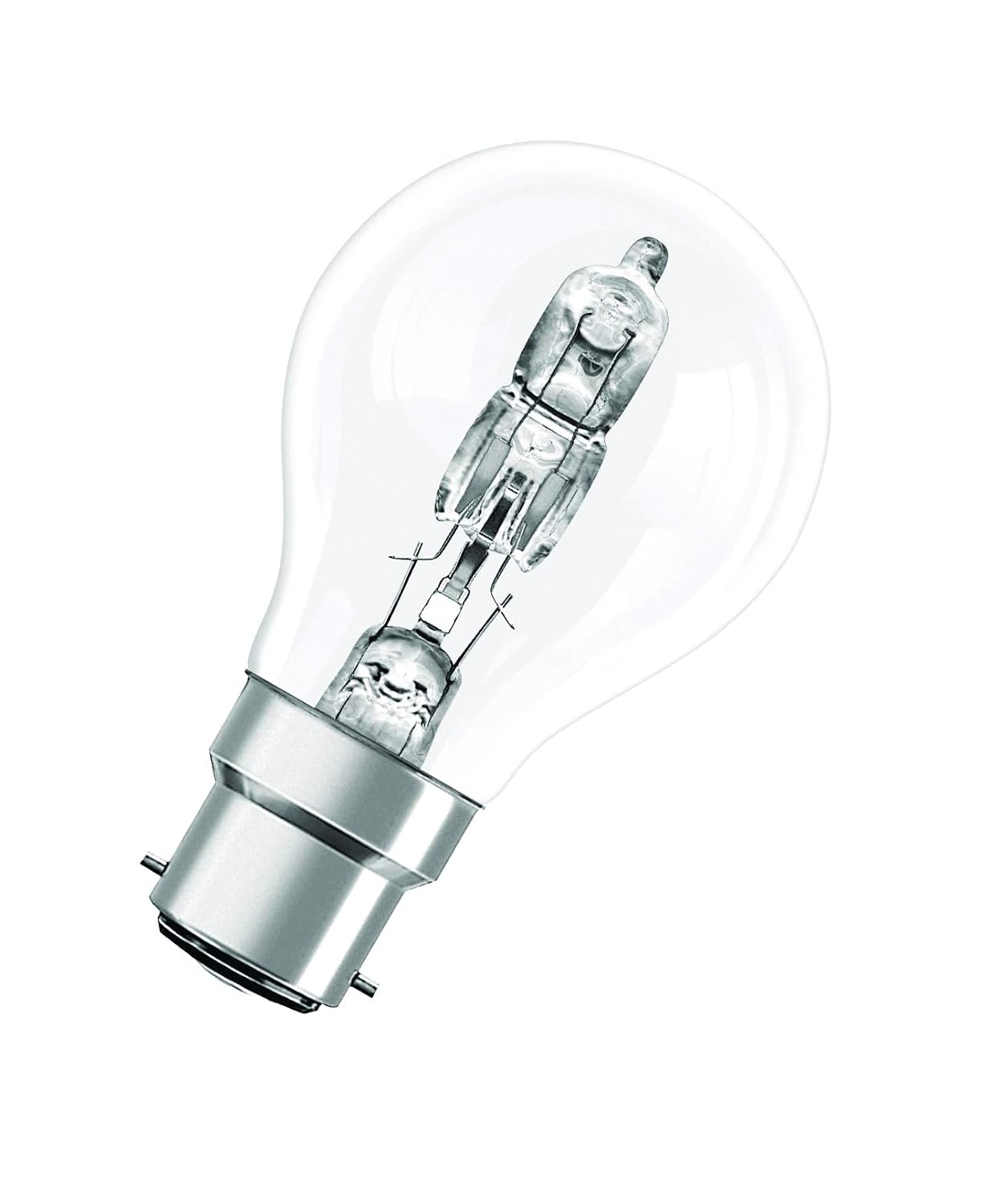 Ampoules Halogènes Osram 20W E14 - Lot De 2 - Verre Gris - Remplacment Incandescence - Allumage Instantané