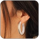 Jinxiuge Acrylic Hoop Earrings for Women Tortoise Resin Earrings Fashion Colorful Bohemia Dangle Earring Studs