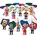 Christmas Stockings with Mini Toy Figure Toys - X-mas Tree Stocking Stuffers - Gifts for Kids - Boys & Girls Figurines Figuers
