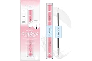 LA MAESII Lash Bond and Seal 10ML, Lash Cluster Glue Waterproof,Long Lasting Lash Glue for Eyelash Clusters,2 in 1 Eyelash Gl
