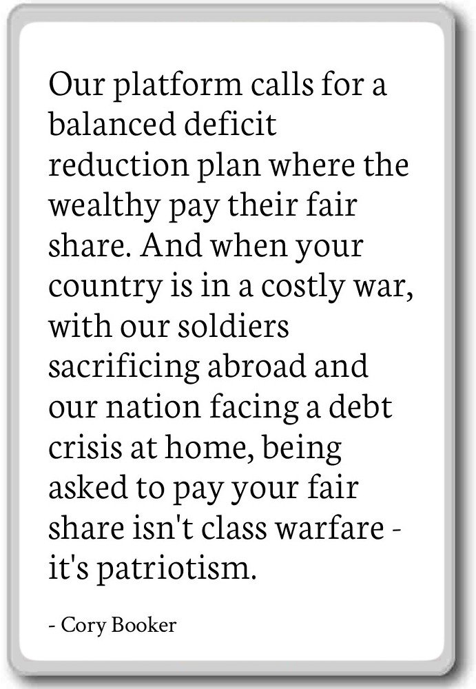 Nuestra plataforma pide una reducción equilibrada del déficit ...