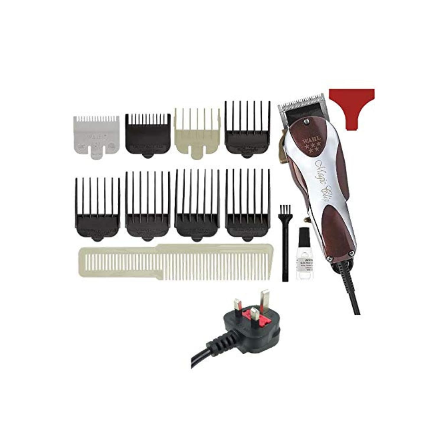 Wahl Professional Corded Hair Clippers Magic Clip Precision Fading Series 5 Stars 230-240 V 50HZ with UK Plug