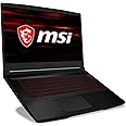 MSI GF63 Thin Gaming 15 Laptop, Intel Core i5-10300H Processor, NVIDIA GeForce GTX 1650, 8 GB RAM, 256 GB SSD, 15.6-inch Full HD (1920 x 1080) Display, Windows 10 - Black W/ Silmarils Accessories