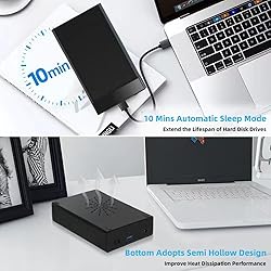 3.5 Hard Drive Enclosure for 3.5'' SATA SSD HDD USB