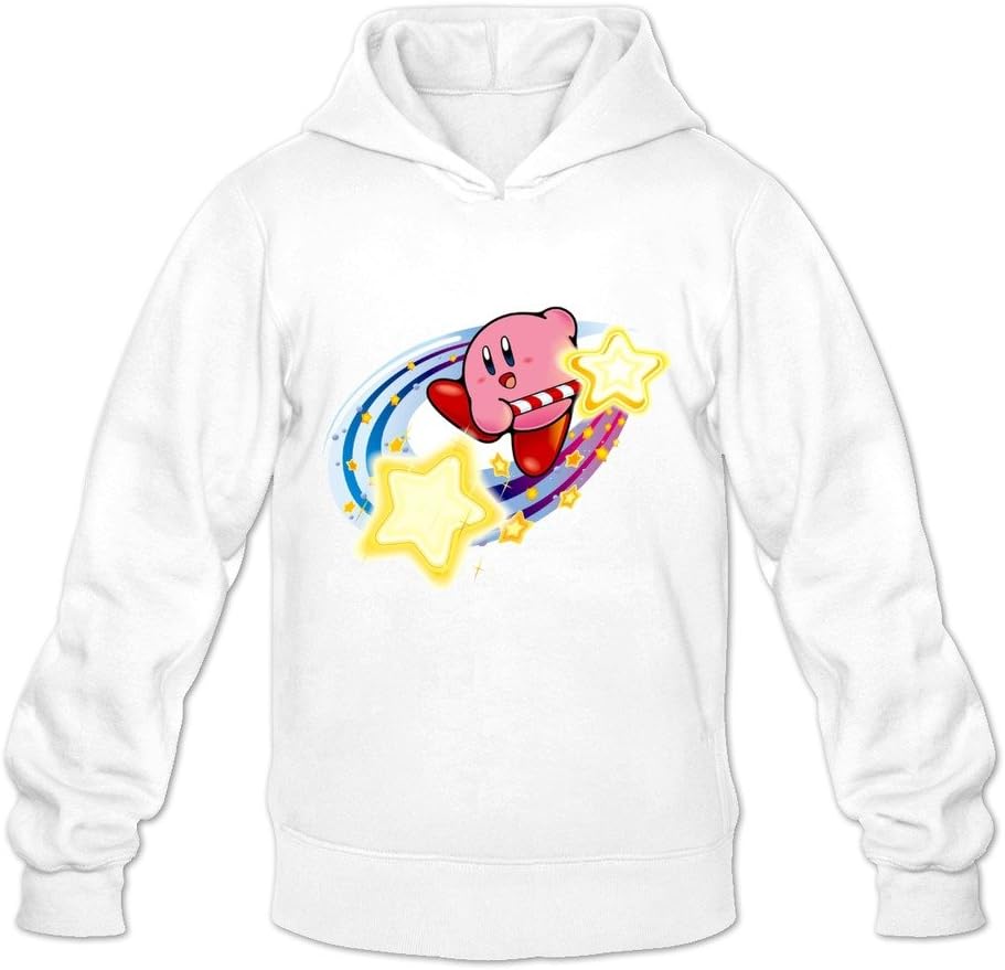 Paint Kirby With Stars 100% Cotton Hoodies For Man's Top Designer Hoodies