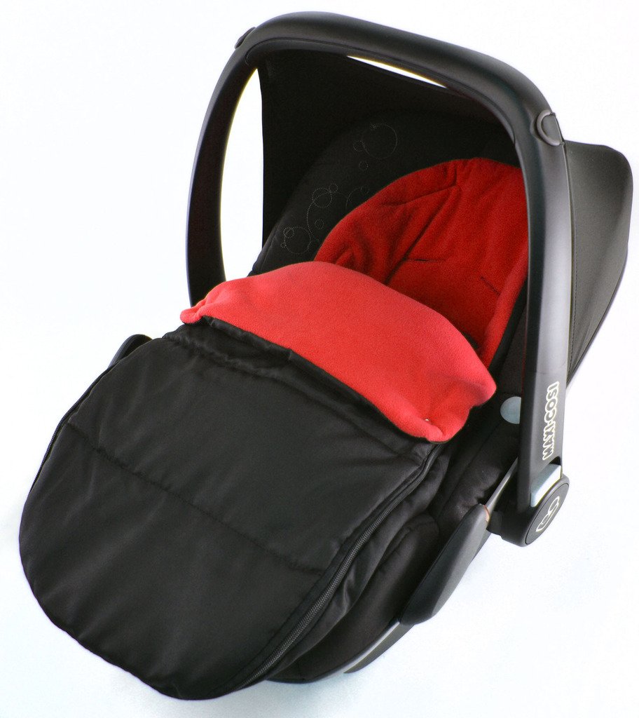 Car Seat Footmuff/Cosy Toes Compatible with Britax Baby Safe New Born Car seat Fire Red