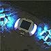 Solar Deck Lights, Driveway Dock LED Light IP68 Waterproof Driveway Dock Lights Solar Powered Outdoor Warning Step Lights for Driveway Sidewalk Garden Ground Pathway Yard 4 Pack (Blue)