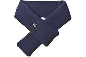 Lexziuo 1PCS Heated Scarf for Women Men, USB Rechargeable Electric Heating Neck Warmer & Wrap, Long Lasting Battery for Outdo