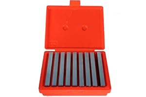 raseparter 9 Pair Steel Parallel Set 1/4 Inch Thick 6 Inch Long 0.0002 Inch Precision