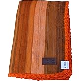 Cuevandina - Alpaca Wool Blanket Throw - Beautiful & Warm, 80 x 60 inches, Ultra-Soft, Hypoallergenic and Breathable. (Orange)