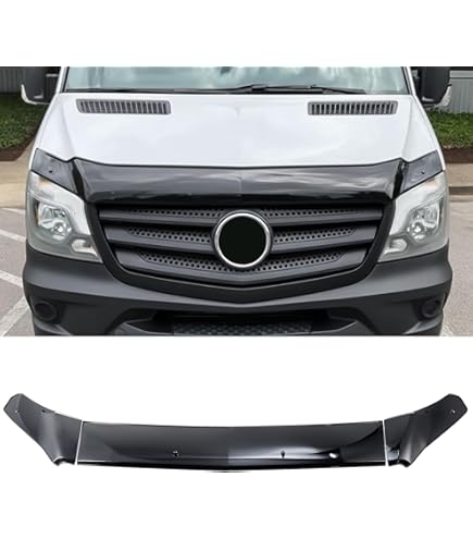 2019-2024 Sprinter Bug Shield Hood Bug Deflector For Mercedes Sprinter 2019-2024 - Front Protection Hood Guard Bonnet Protector