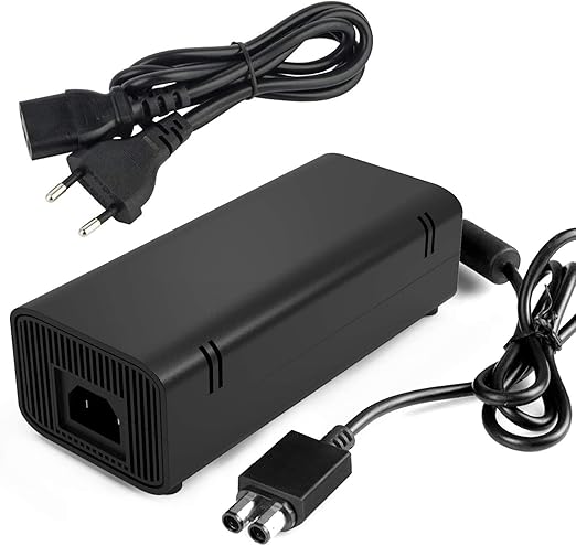 Alimentation Xbox 360 Slim Ac Adaptateur Secteur Brique Bloc Chargeur Pour Xbox 360 Slim Console Amazon Fr Jeux Video