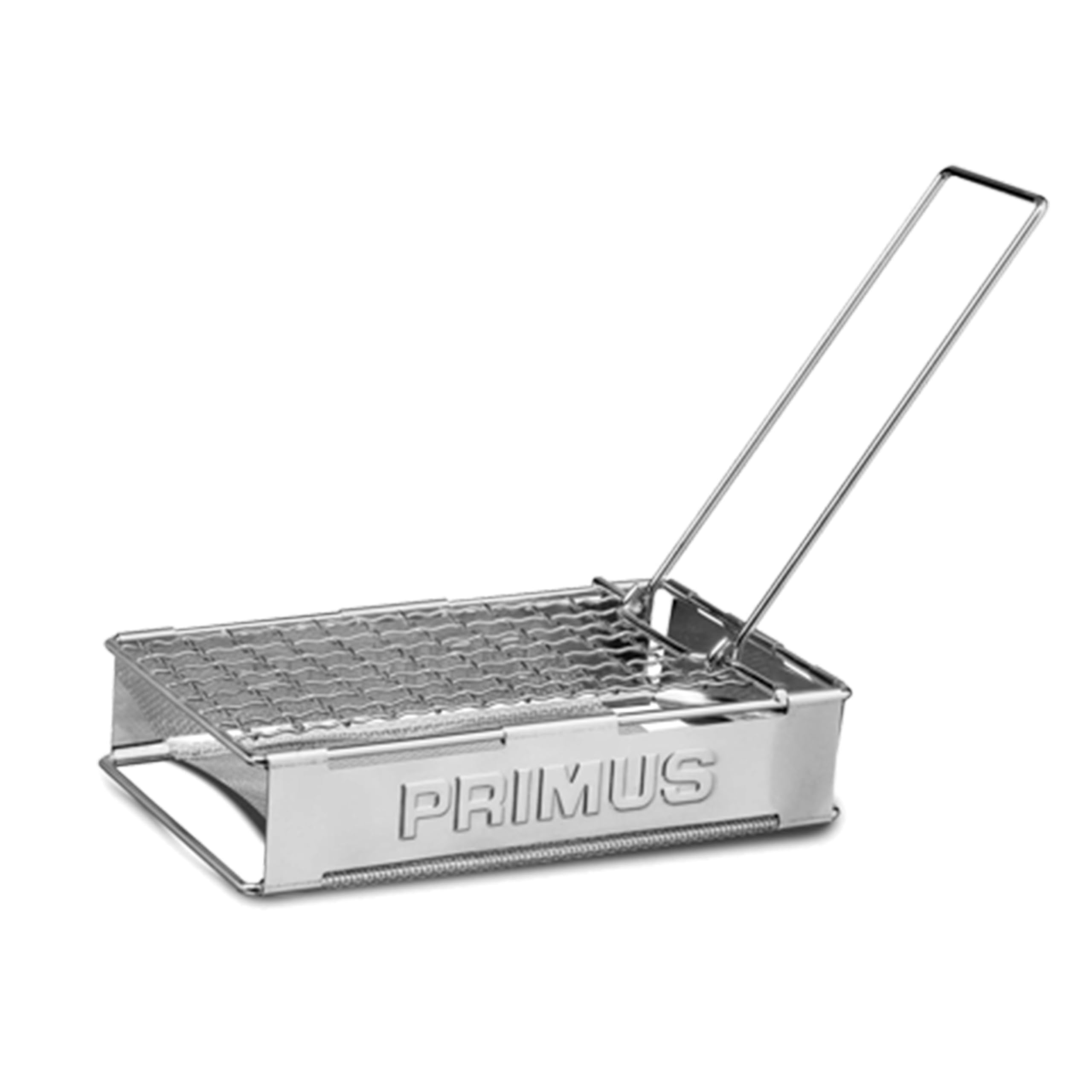 Primus Camping Toaster for Gas Stove - 17x14 cm - Stainless Steel Camping Stove Toaster - Foldable Travel Toast - Folds Flat for Easy Storage