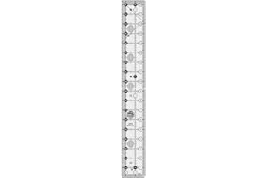 Creative Grids Quilt Ruler 2-1/2in x 18-1/2in Rectangle – CGR218 – Made in USA, Non-Slip Grip Acrylic Quilting, Sewing, Crafting, Patchwork Ruler for Measuring & Cutting Fabric