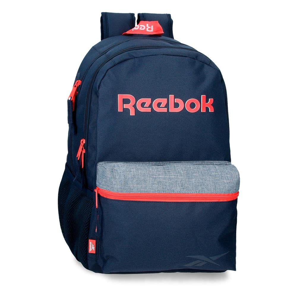 Reebok - Lucia 15.6-inch Laptop School Backpack, Blue, 31 x 44 x 15 cm, Polyester, 20.46 L
