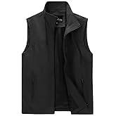 MANLUODANNI Men's Lightweight Vest Sleeveless Outdoor Work Jacket for Travel Hiking Running