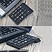Wireless Numeric Keypad, Wirezoll 2.4G Number Pad, 18 Keys Wireless Silent Numeric Keypad with Mini USB Receiver, for Laptop, PC, Desktop, Notebook and More - Black