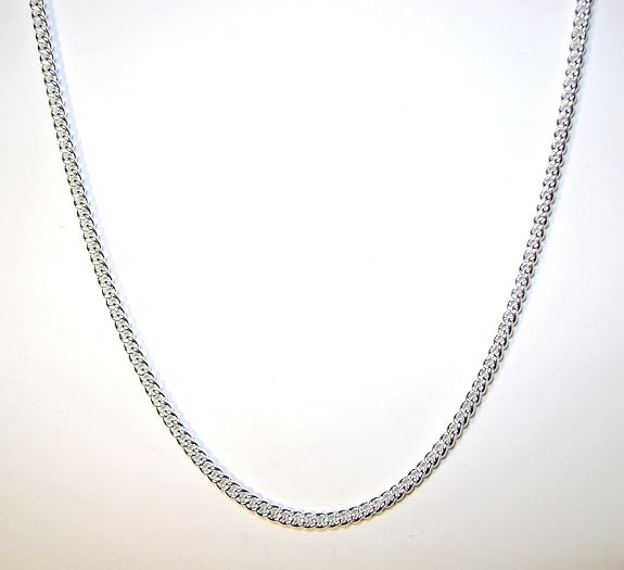 Argos Source 26 inch 925 Sterling Silver 1.4mm Curb Chain Necklace