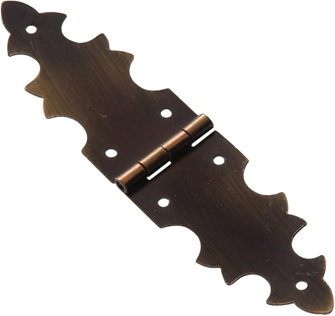 The Hillman Group 853004 Dekorative Scharniere aus massivem Messing, 1