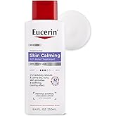 Eucerin Skin Calming Itch Relief Body Lotion, 8.4 FL OZ | Body Lotion Enriched with Menthol and Ceramide, Itch-Relieving Calming Lotion, Soothing and Cooling Effect, Fragrance Free