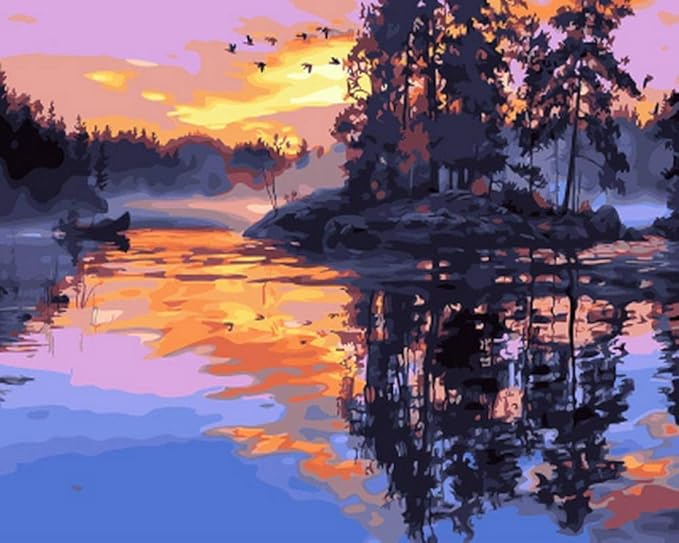 JkykppFrameless oil painting by numbers paint by number for home decor