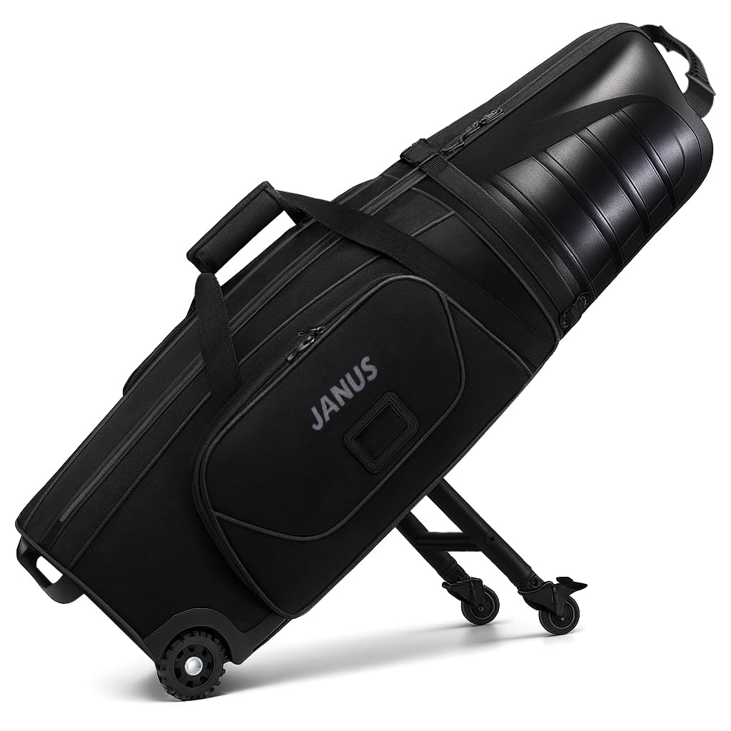 Photo 1 of ** sold as is no refund/return** see comments
JANUS Golf Travel Bag Hard Case with Support Frame for Hands-Free 360 Spinner Wheels, Travel Bag for Airlines, ABS Hard Shell, Easy to Fold, Hand-Carry Option